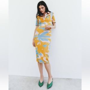 Zara Polo Midi Dress